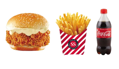 Crispy Burger Combo - 1